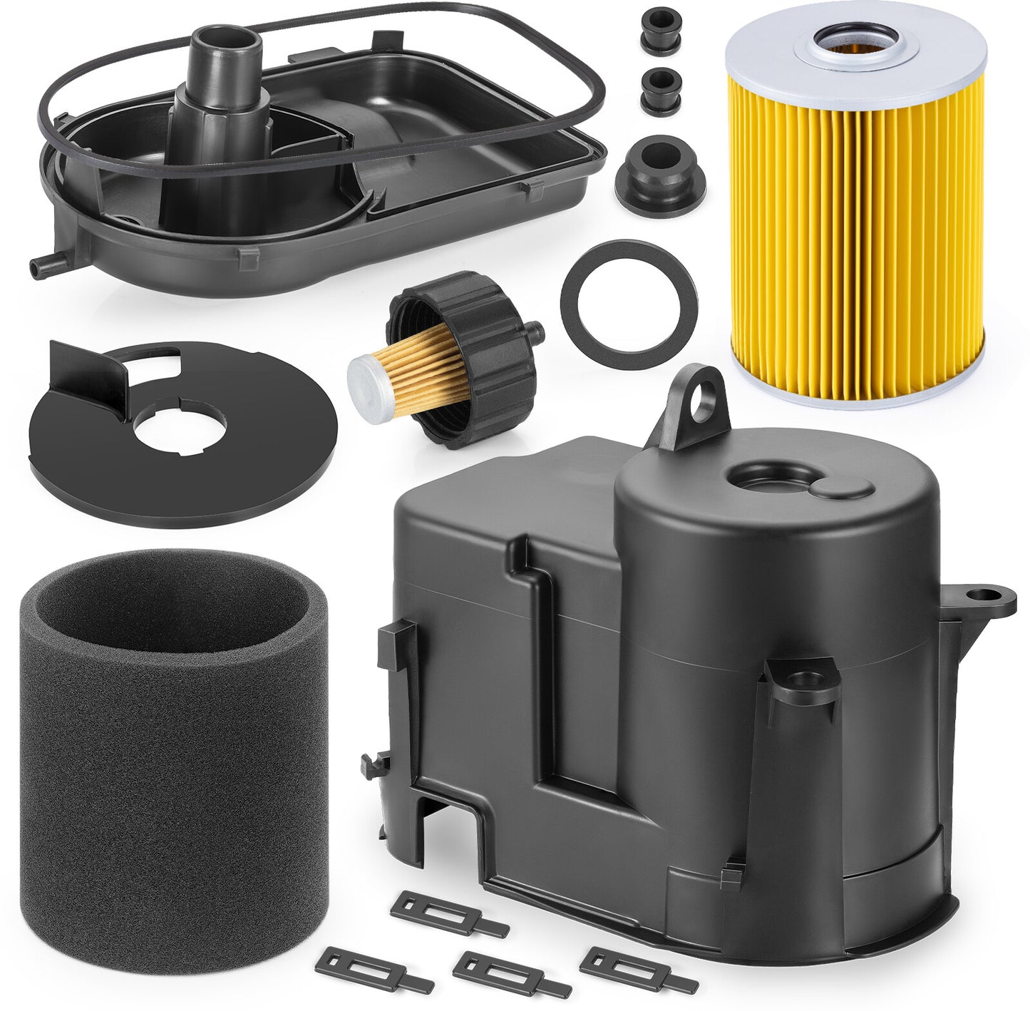 Air Filter Box Cover Cap with Seal Hook for Yamaha Golf Cart (1985–1995)