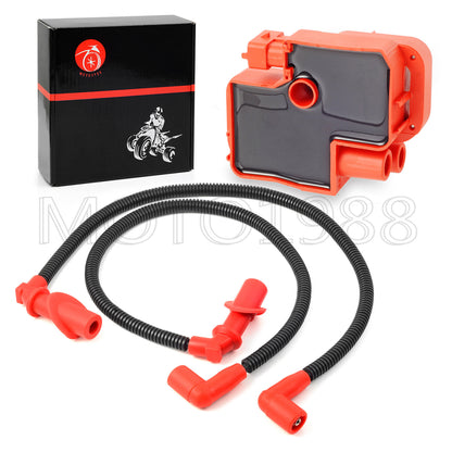 Ignition Coil and Spark Plug Set for Polaris Ranger 700 800 (2005–2010)