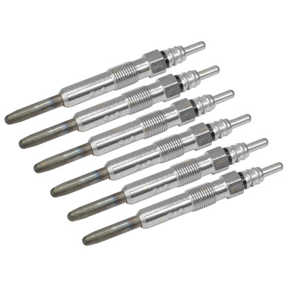 Set of 6 Glow Plugs for BMW 530d E60 (2008–2010)