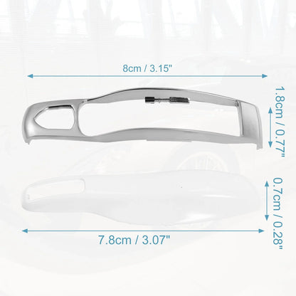 Vehicle Remote Key Cover for Porsche Macan 2014-Up - 1 x Key Shell Case White