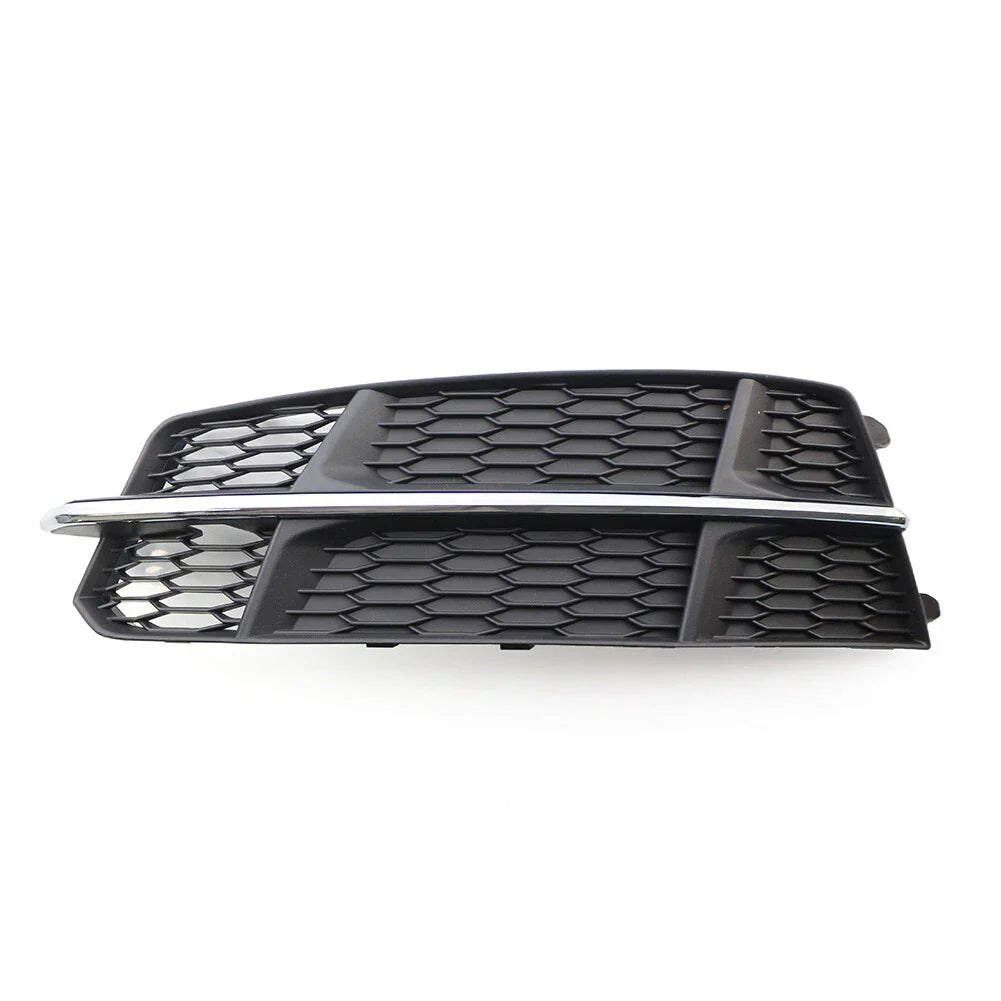 Left Front Bumper Lower Grille for Audi A6 C7 (2014-2018) Black Chrome