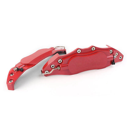3D Metal Brake Caliper Covers for Universal Front & Rear Car Red