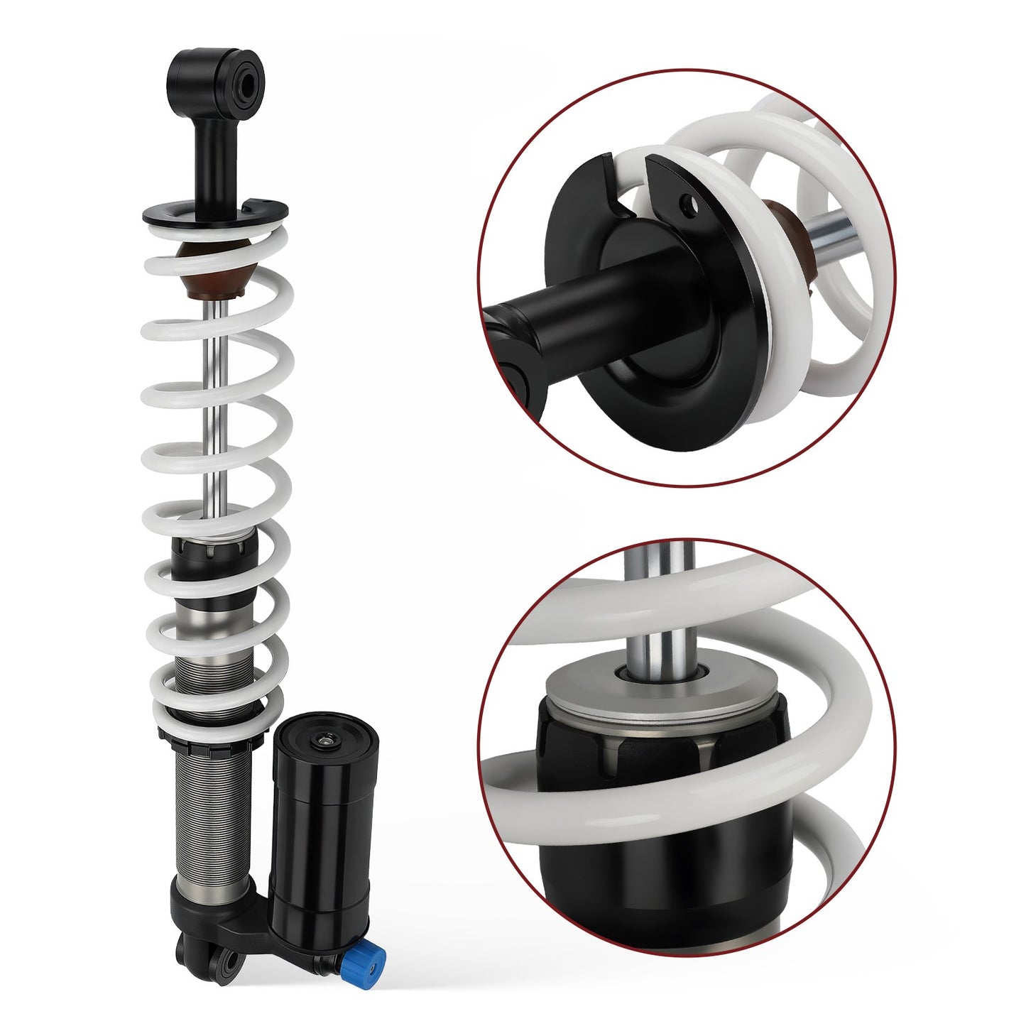 Set of 2 Rear Air Shock Absorbers for Polaris Scrambler 850 (2013–2025)