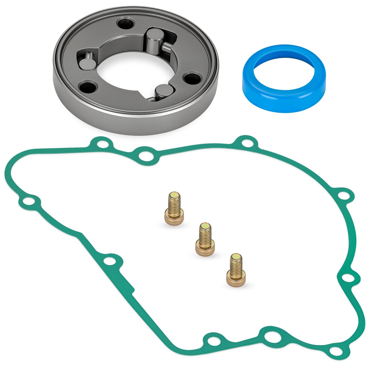 Starter Clutch One Way Bearing & Gasket Bolts for Kawasaki Bayou 250 (2003–2011)