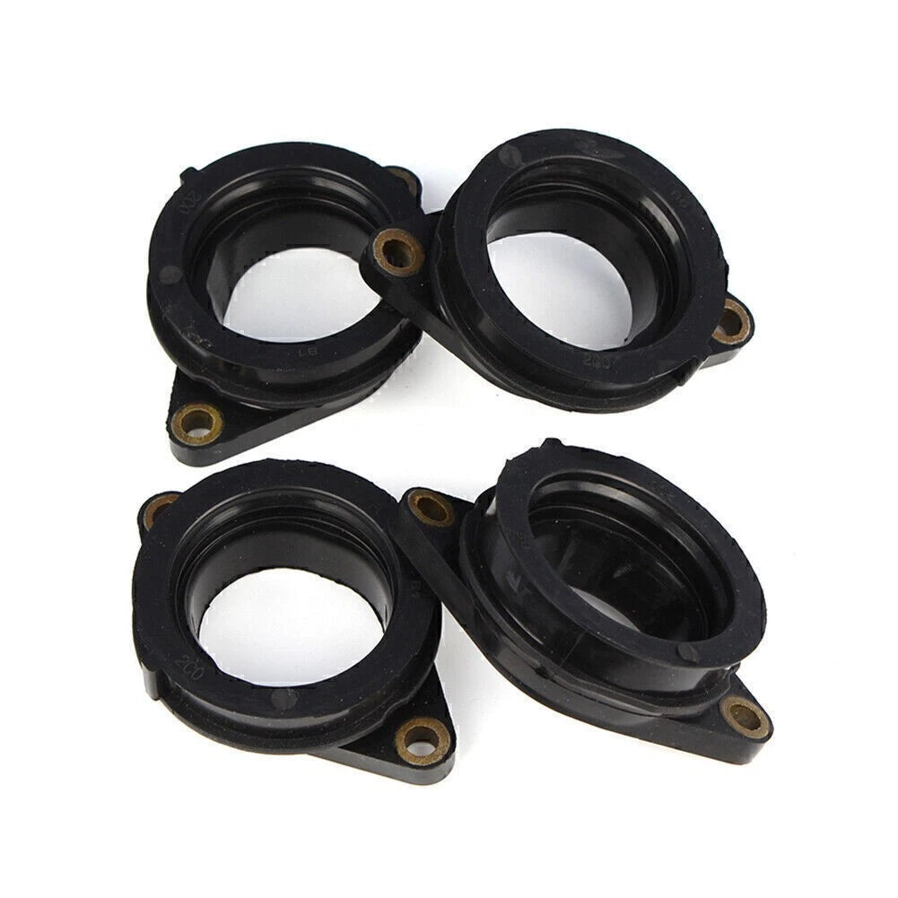 Set of 4 Carburetor Holder Intake Manifold Boots for Yamaha YZF R6 (2006–2017)