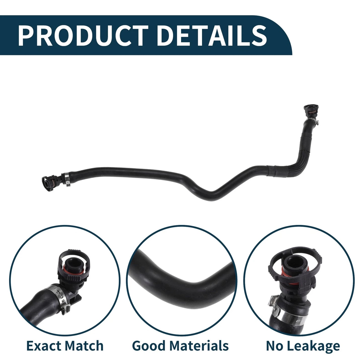 Radiator Hose for BMW X5 (F15) (2013–2018) No. 11158647298