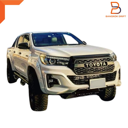 Tundra Style Front Grille Red Letter for Toyota Hilux UTE SR5 (2018-2020)