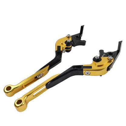 Gold CNC Folding Extendable Brake Clutch Levers for BMW S1000RR S1000R (2015-2019)