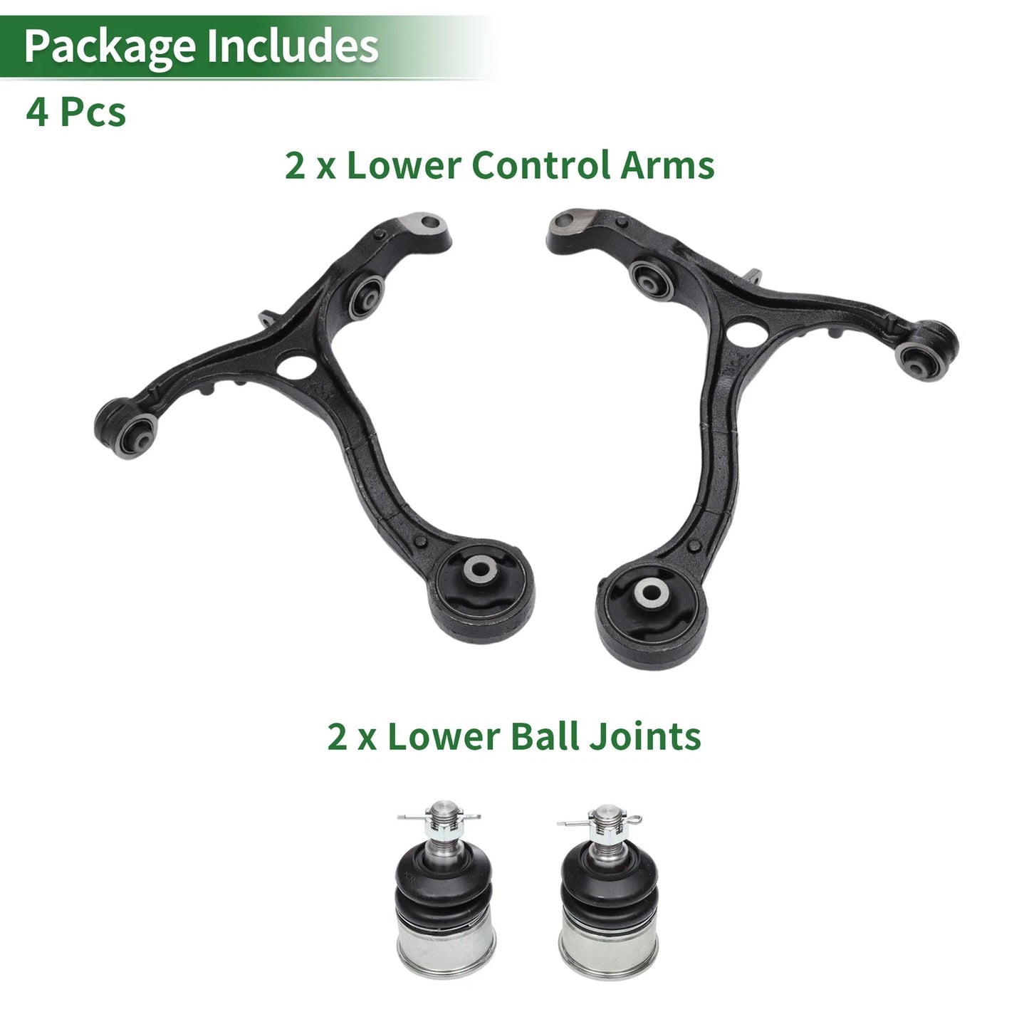 4pcs Front Suspension Kit Control Arm Ball Joint for Honda Accord (No.K500081)