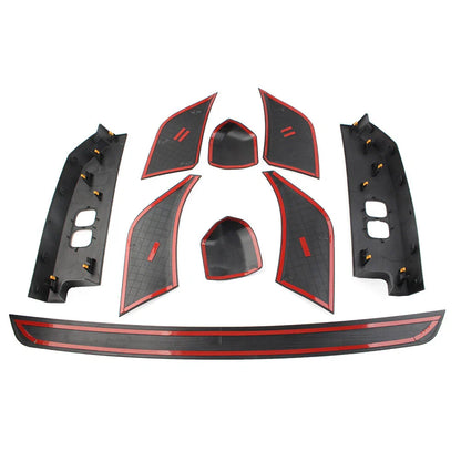 9 Pcs Black Side Moulding Body Kits for Land Rover Defender 90 110 (20-23)
