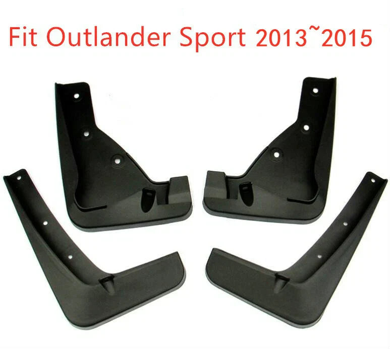 4x Mud Flaps Mudguard Fenders for Mitsubishi Outlander Sport ASX RVR (2013–2015)