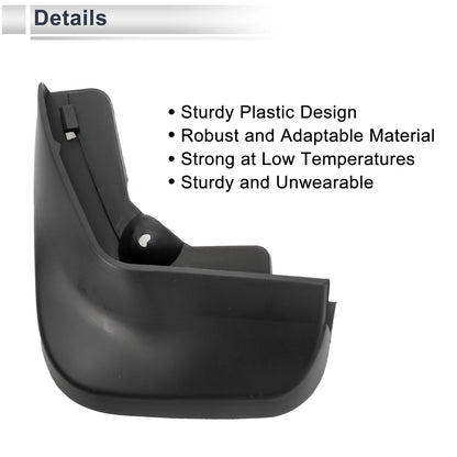 Set of 4 Mud Flaps Splash Guards for Audi A6 (2006–2010)
