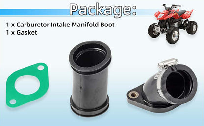 Rubber Airbox & Carburetor Intake Manifold Boot for Arctic Cat 250 300 (1998–2005)