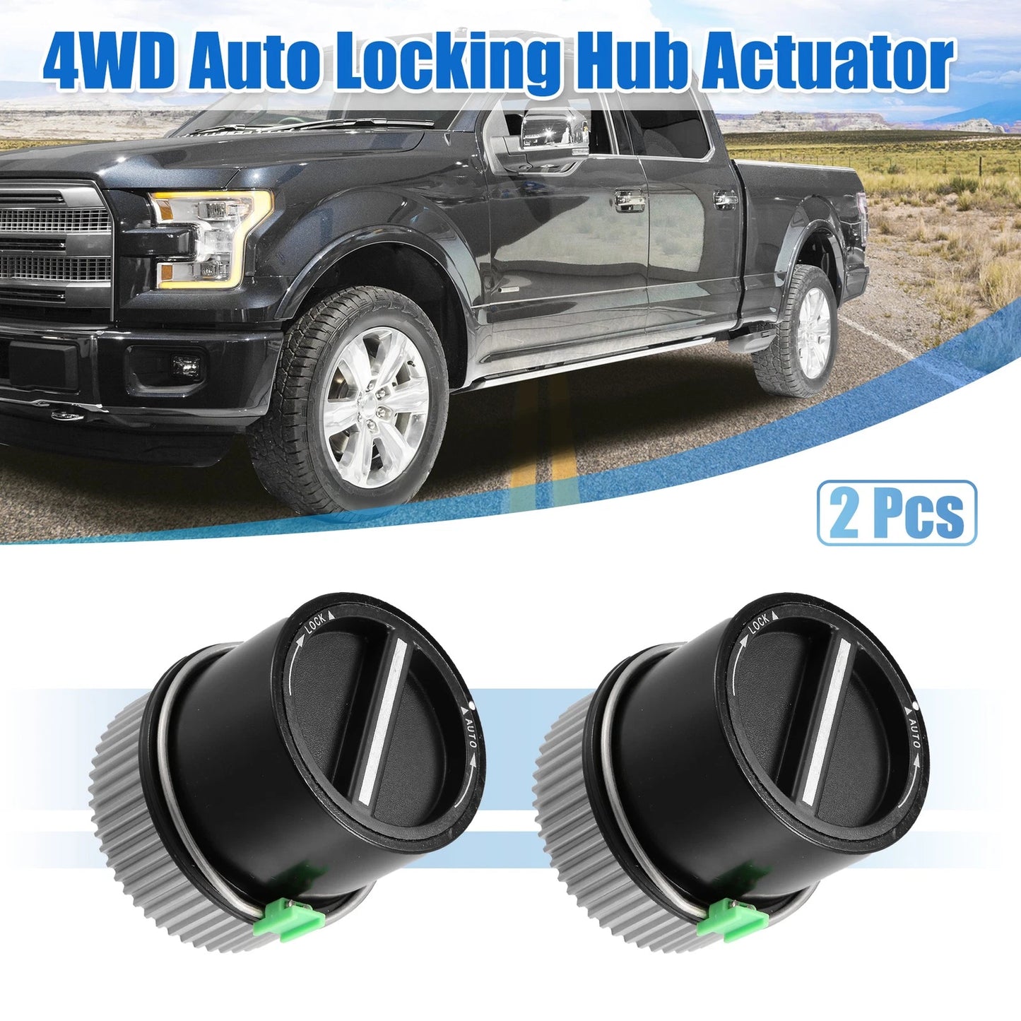 2X Auto Locking Hub Actuator for Ford F-250 Super Duty (1999–2004) 1C3Z3B396CB