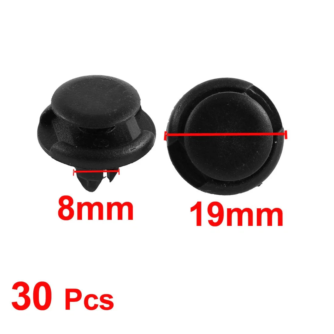 30 Pcs Mudguard Liner Fasteners for Honda