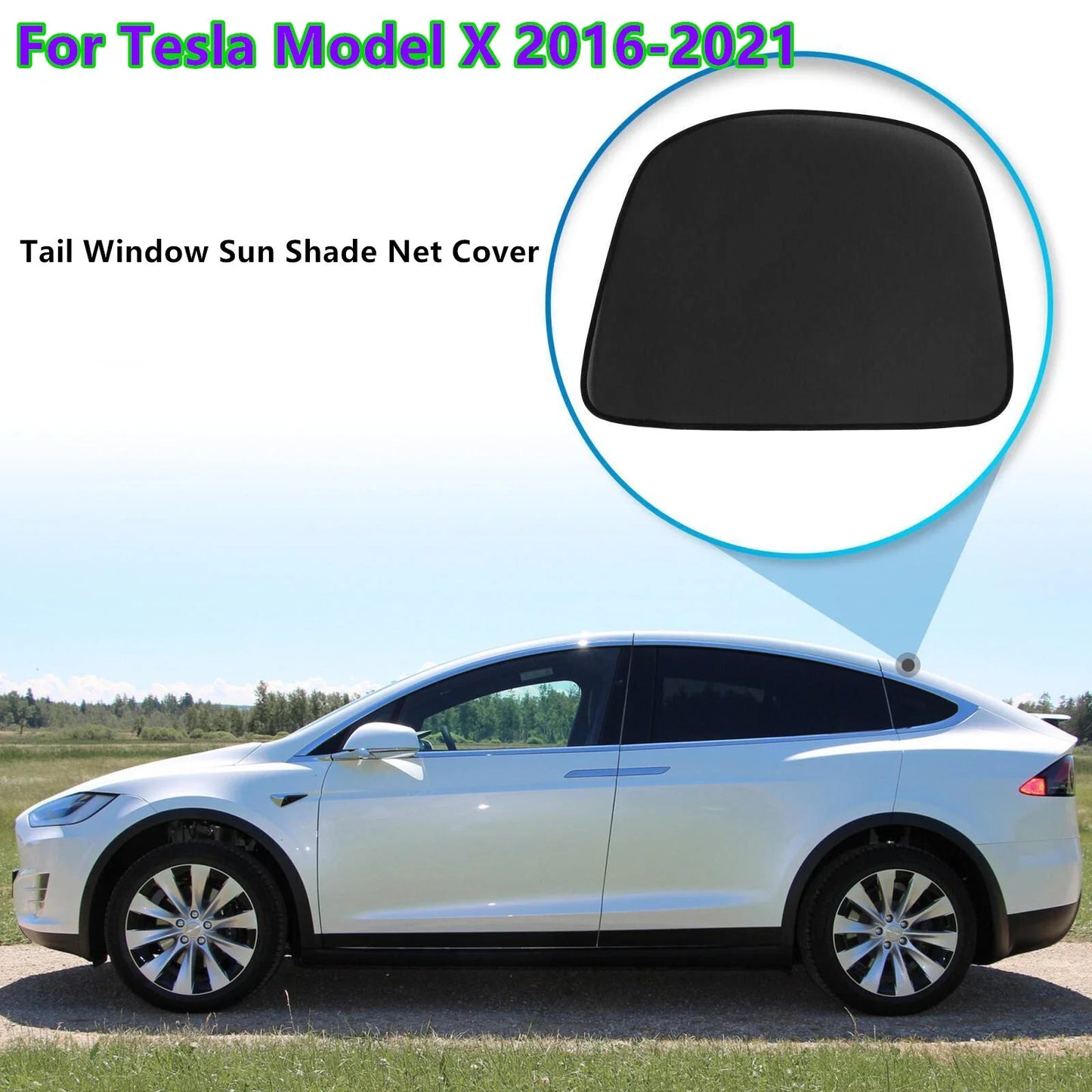 Rear Trunk Shade Sunshade Sleep Net Cover for Tesla Model X (2015–2024)