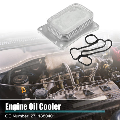 Engine Oil Cooler Housing with Gasket for Mercedes-Benz (2711880401)
