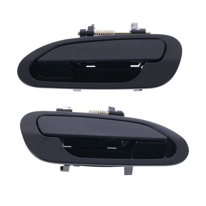 Set of 2 Outer Door Handles for Honda Accord (1998–2003) Black
