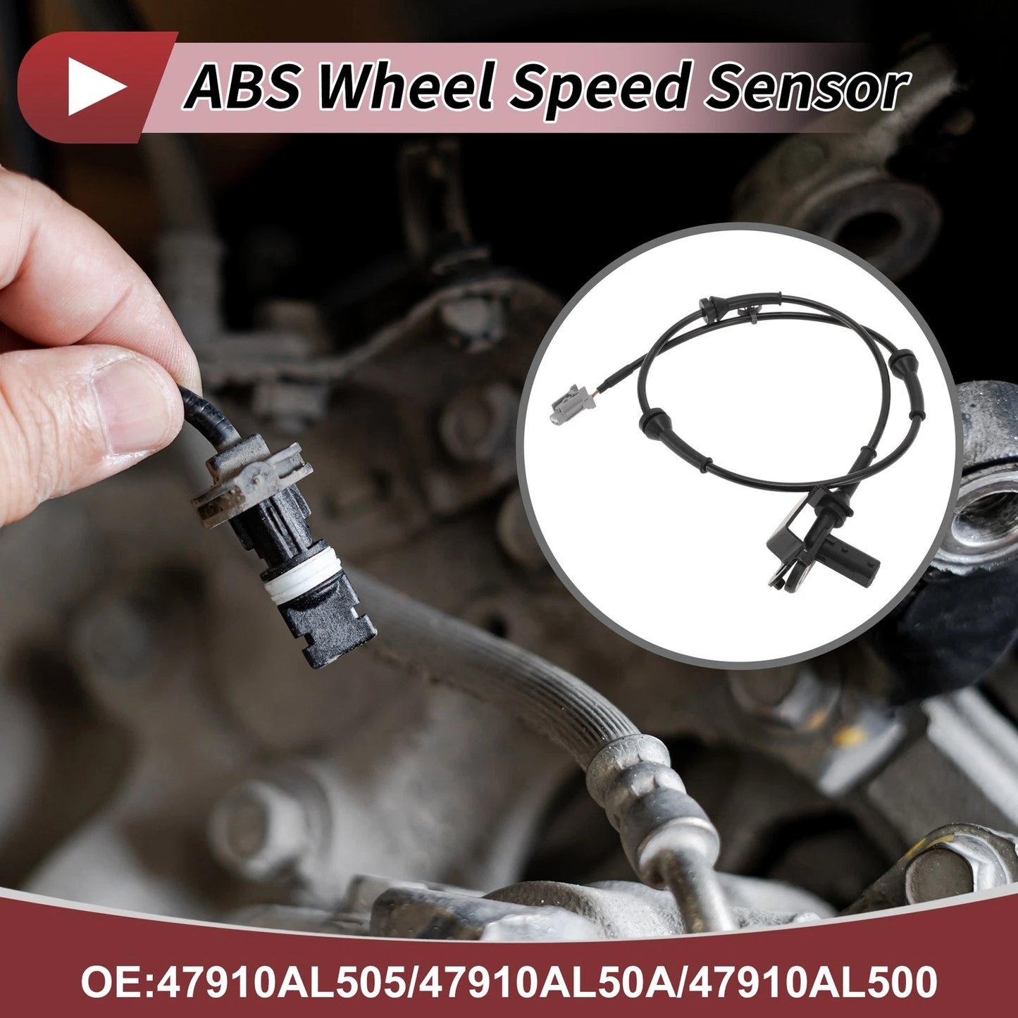 ABS Wheel Speed Sensor No. 47910AL505 for Nissan 350Z (2003–2009)