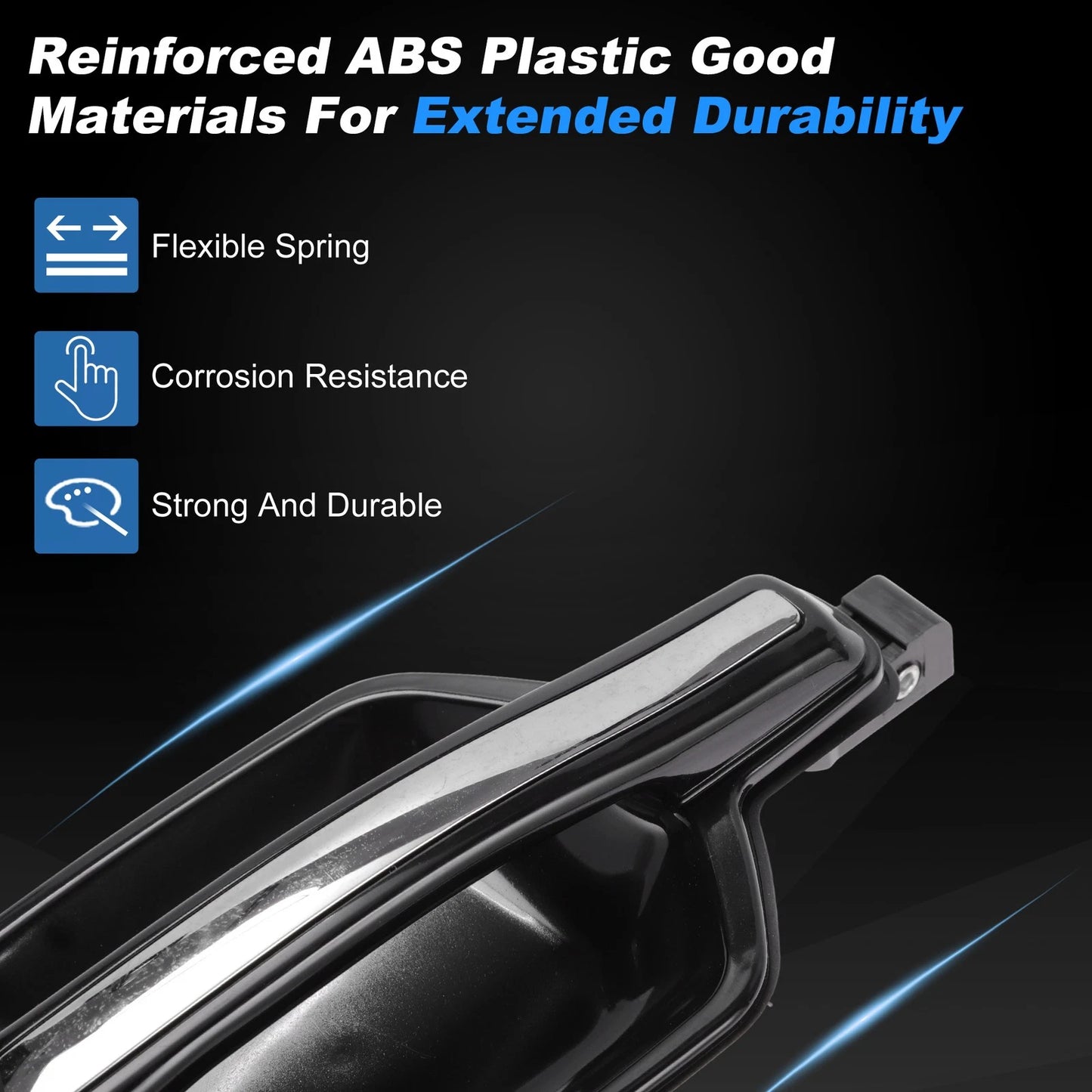 Rear Right Exterior Door Handle No.MR653481 for Mitsubishi Montero (2001–2006)