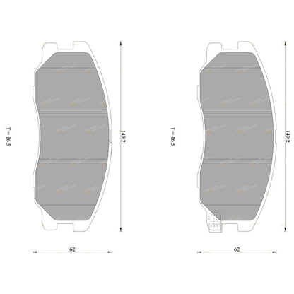 Brembo Front Disc Brake Pads for Holden Captiva CG (2006–2018)