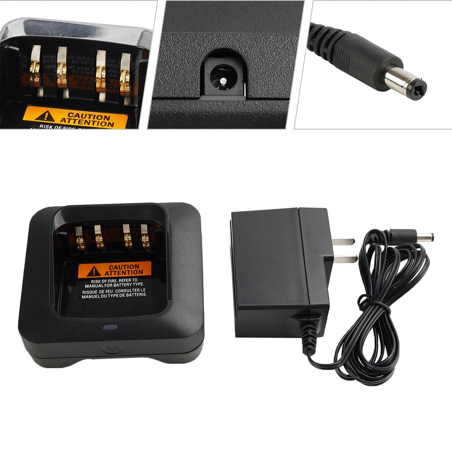 Fast Rapid Dock Charger for R7 GP328D GP338D XiRP8668 Radio (US Plug)