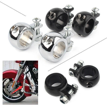 1-1/4" Engine Crash Bar Foot Peg Mount Bracket for Harley Universal