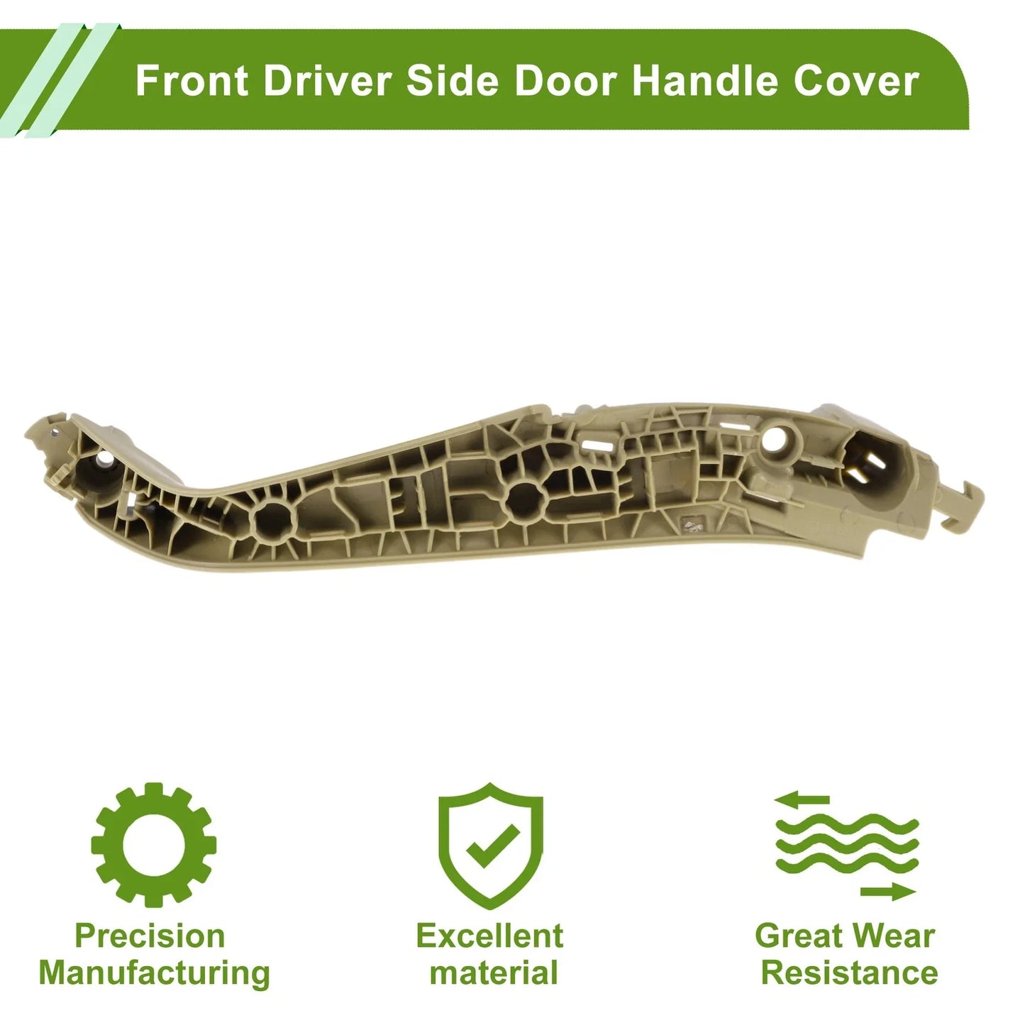 Door Panel Handle Pull Trim Cover for BMW 5 Series G30 Beige (2017-2021)