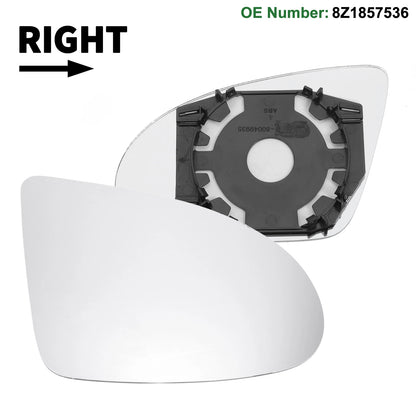 Convex Right Side Mirror Glass Replacement for Audi A2 (2000–2005)