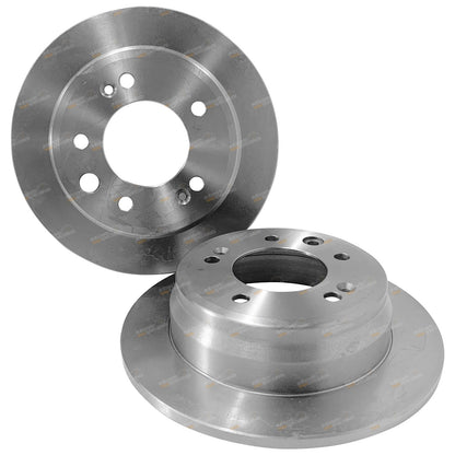 2X Rear Disc Brake Rotors for Hyundai i30 (2012–2017) 262mm