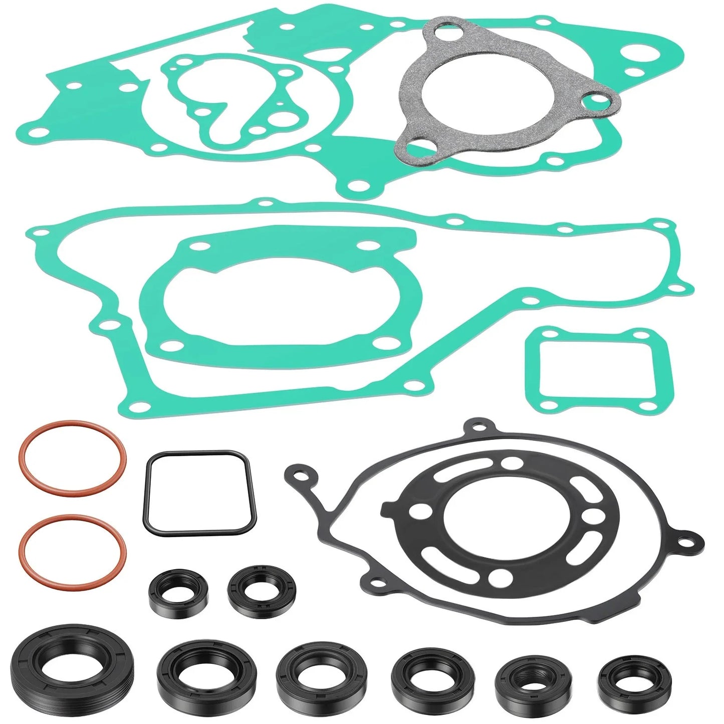 Engine Gasket Top Bottom End Gaskets Seals Kit for Honda CR80RB (1996–2002)