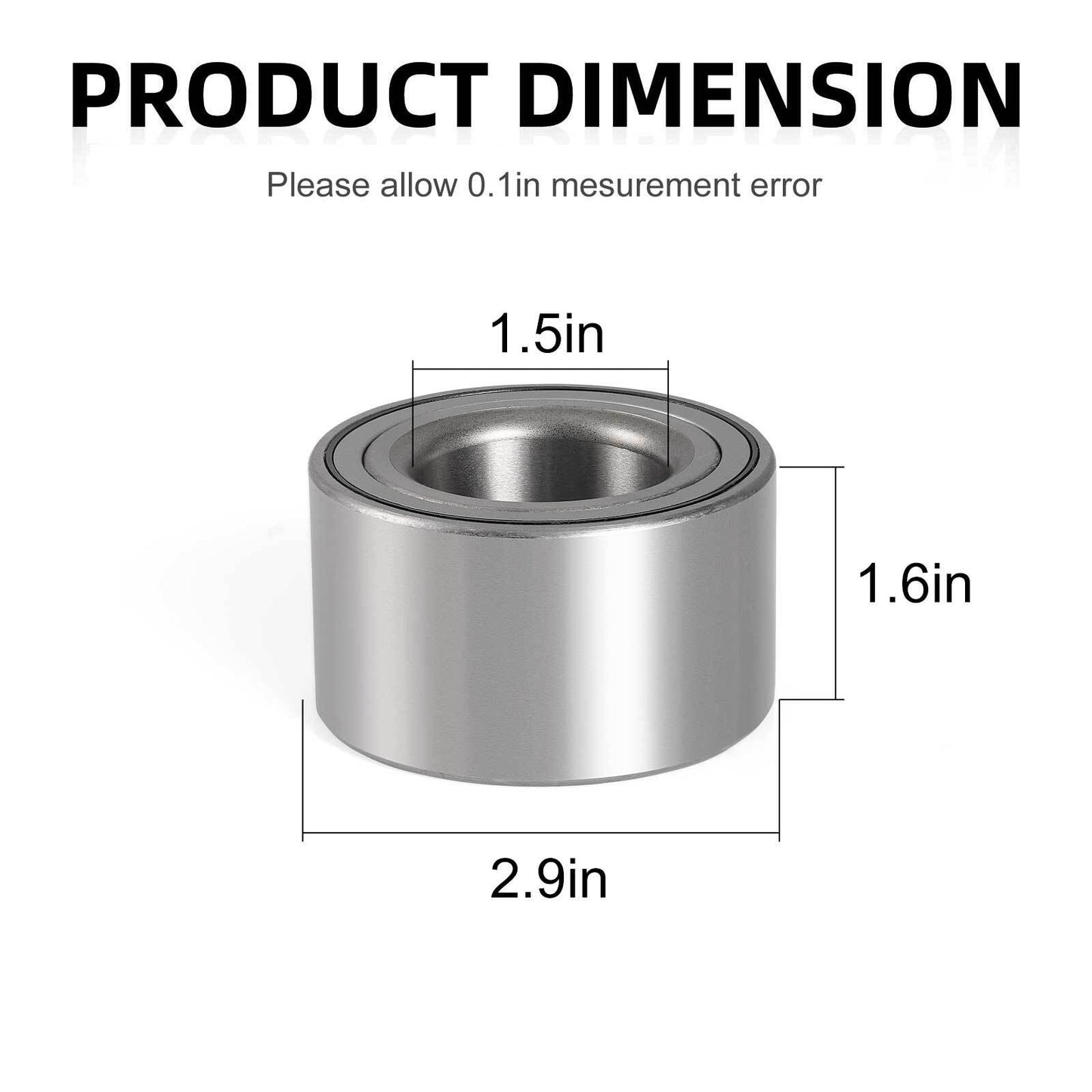 2 Rear Wheel Bearings for Kawasaki Teryx KRX KRX4 1000 (2020–2024)