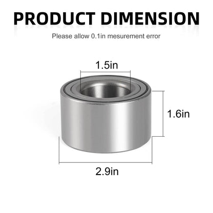 2 Rear Wheel Bearings for Kawasaki Teryx KRX KRX4 1000 (2020–2024)