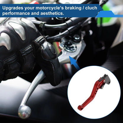 Adjustable Short Brake Clutch Levers for Honda CBF600/SA (2010–2013) Red
