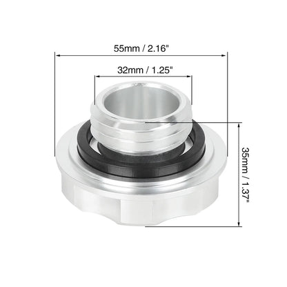 Aluminum Alloy Oil Filler Cap Cover for Honda Civic EK EG (1996-2000)