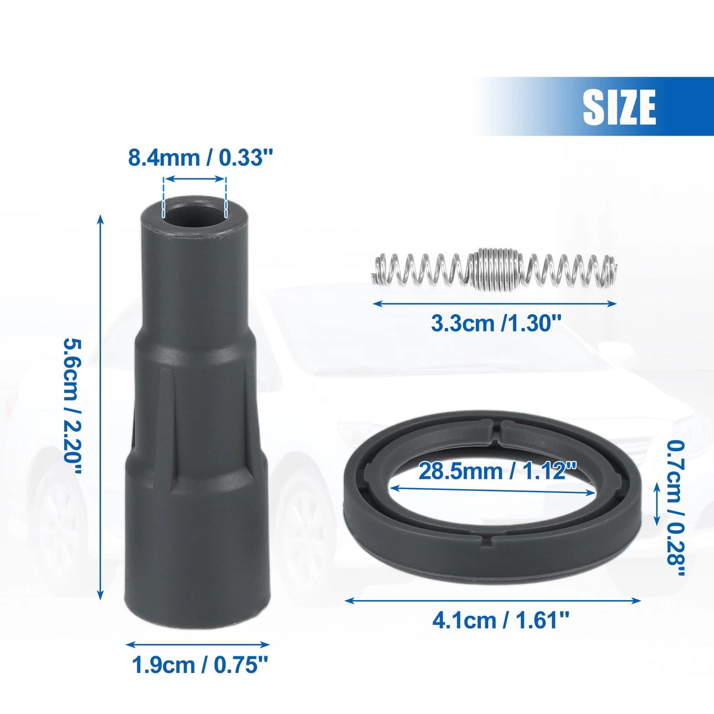 Set of 4 Ignition Coil Boot Kit No.19205156/9091902252/9091902258 for Toyota