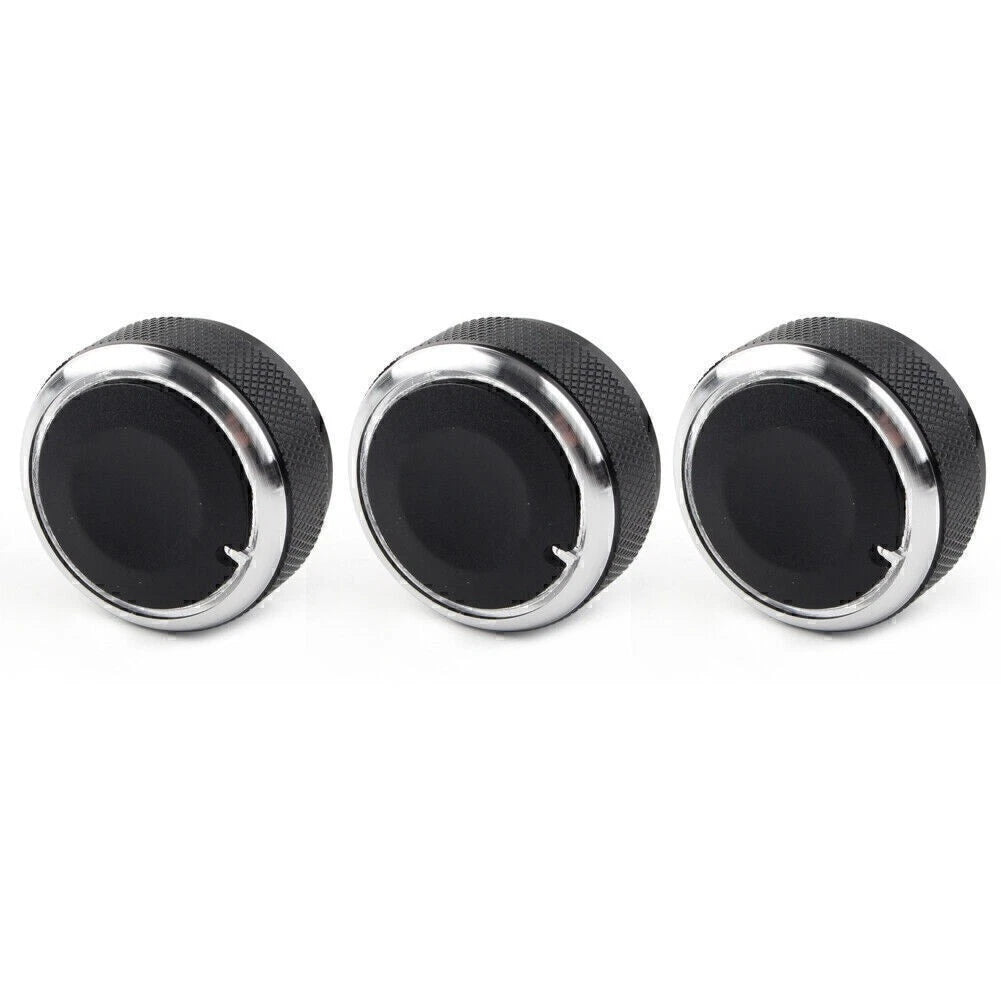 Set of 2 Red AC Climate Control Knob Ring Covers for Mazda 3 (2014–2018) CX-5 (2016–2019)