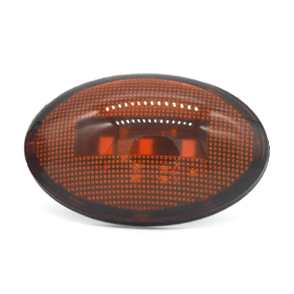 3 x LED Oval Side Marker Lights for Car Bus Trailer Lorry Tractor Motorhome