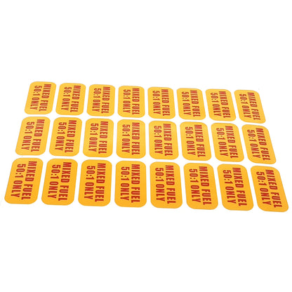 Set of 24 Fuel Only Stickers for Gas Oil Mixture Cans