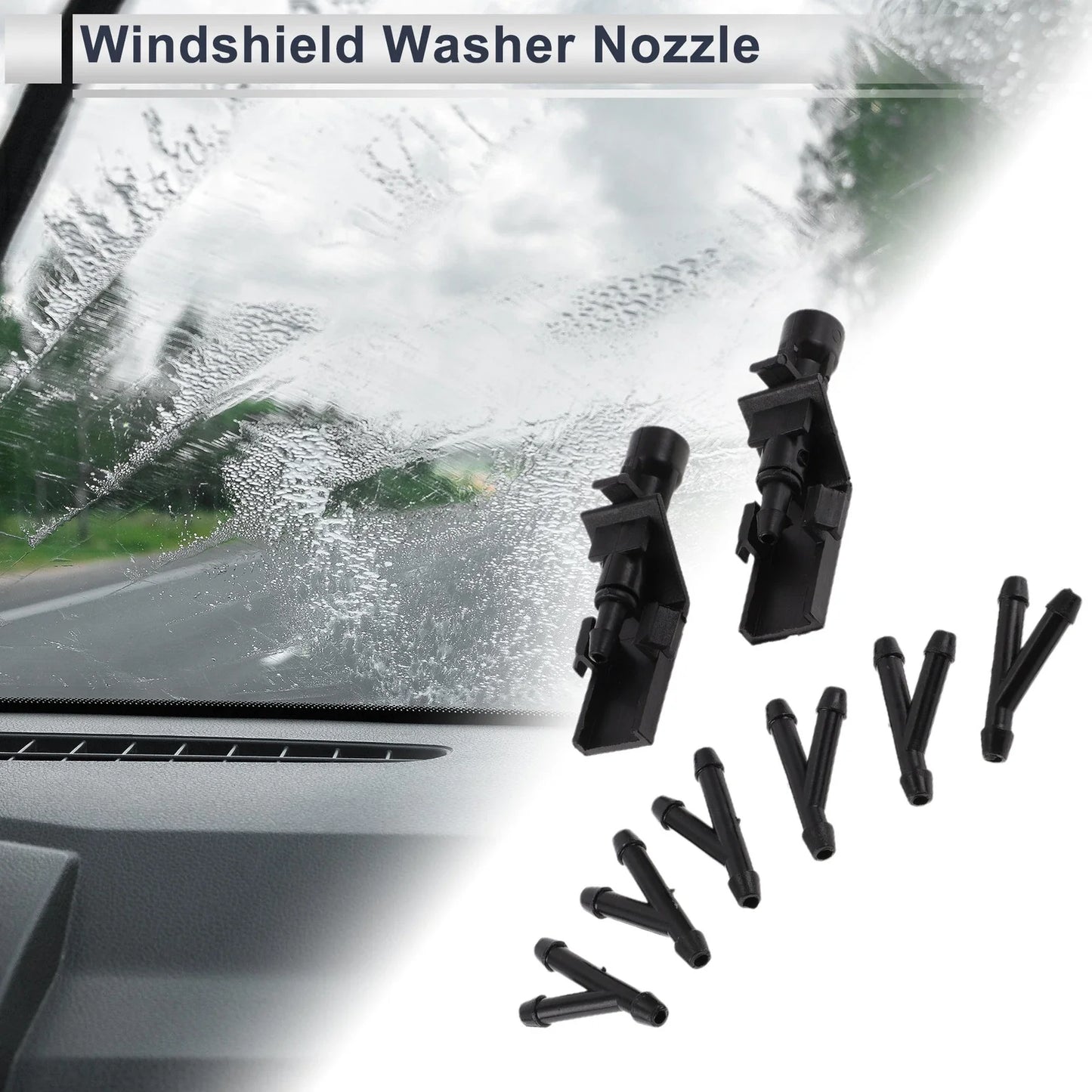 Washer Nozzle w/ 6 x Hose Connectors for Honda (2016-2023)