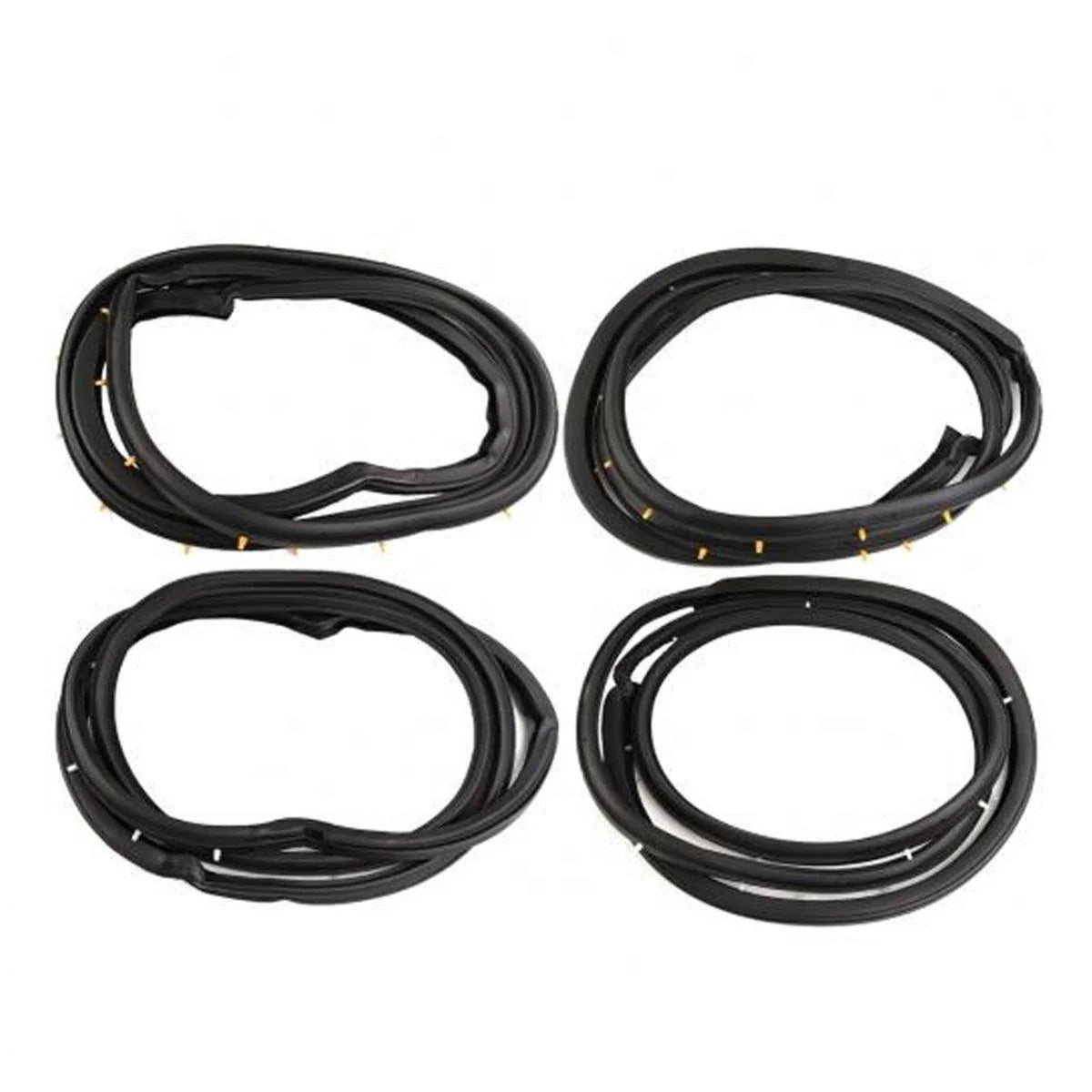 Door Rubber Seal Weatherstrip Set 4 Fits Mazda 323 4D Sedan BG Serie 1992-94 D07
