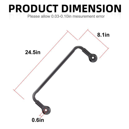 Rear Stabilizer Sway Bar with Bushings for Polaris RZR 800 (2008–2014)