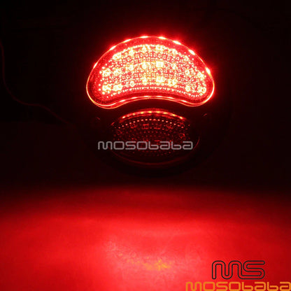 Integrated Taillight Rear Brake Stop Lights for Harley Cafe Racer