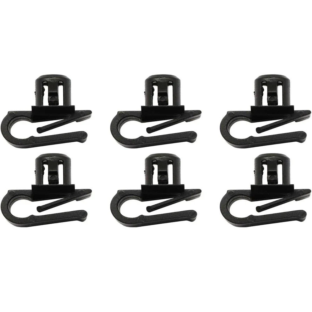 6 x Front Bumper Mesh Grille Fastener Clips for Mercedes-Benz C230 (2003-2007)