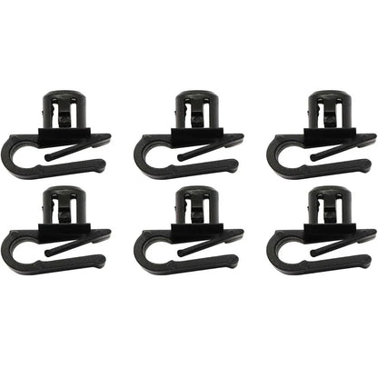 6 x Front Bumper Mesh Grille Fastener Clips for Mercedes-Benz C230 (2003-2007)