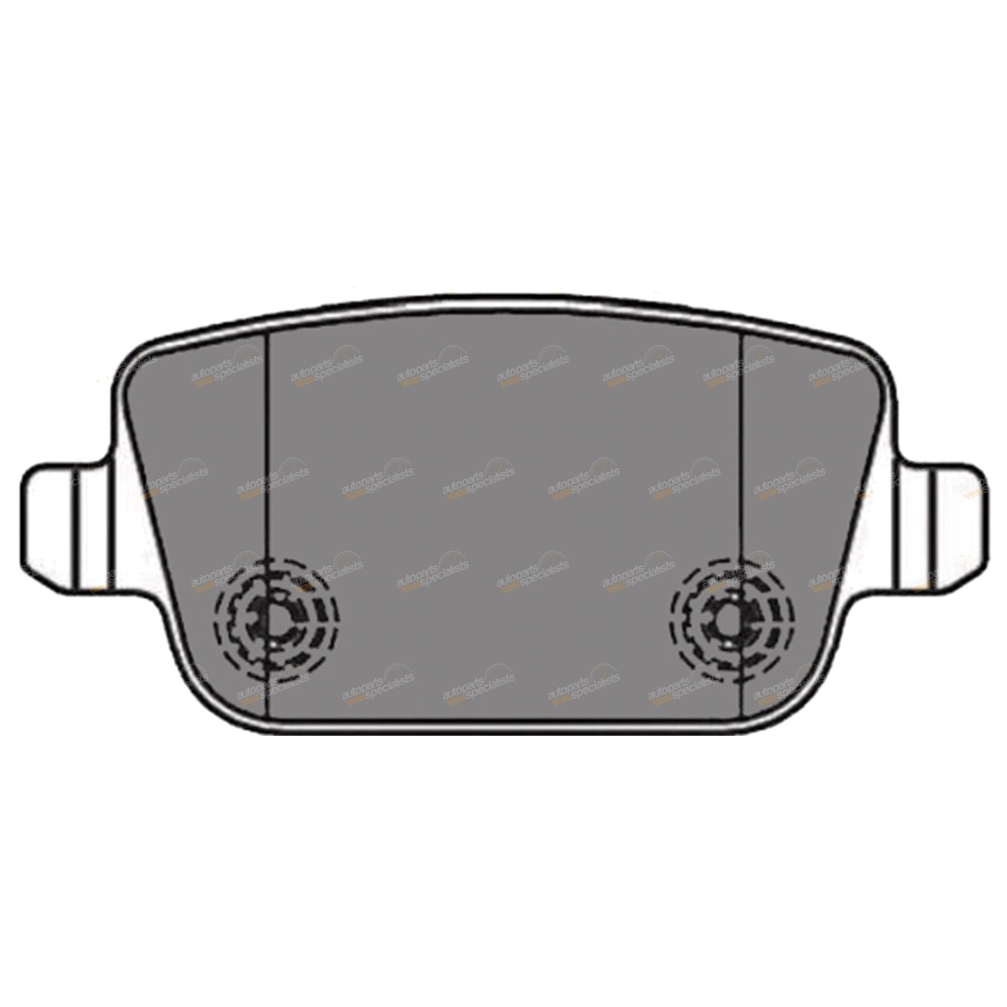 Rear Disc Brake Pad Set for Volvo XC60 (2009–2010)