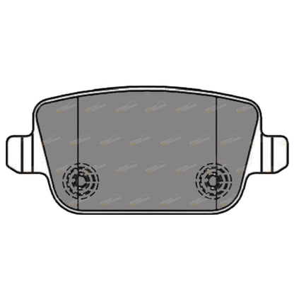 Rear Disc Brake Pad Set for Volvo XC60 (2009–2010)