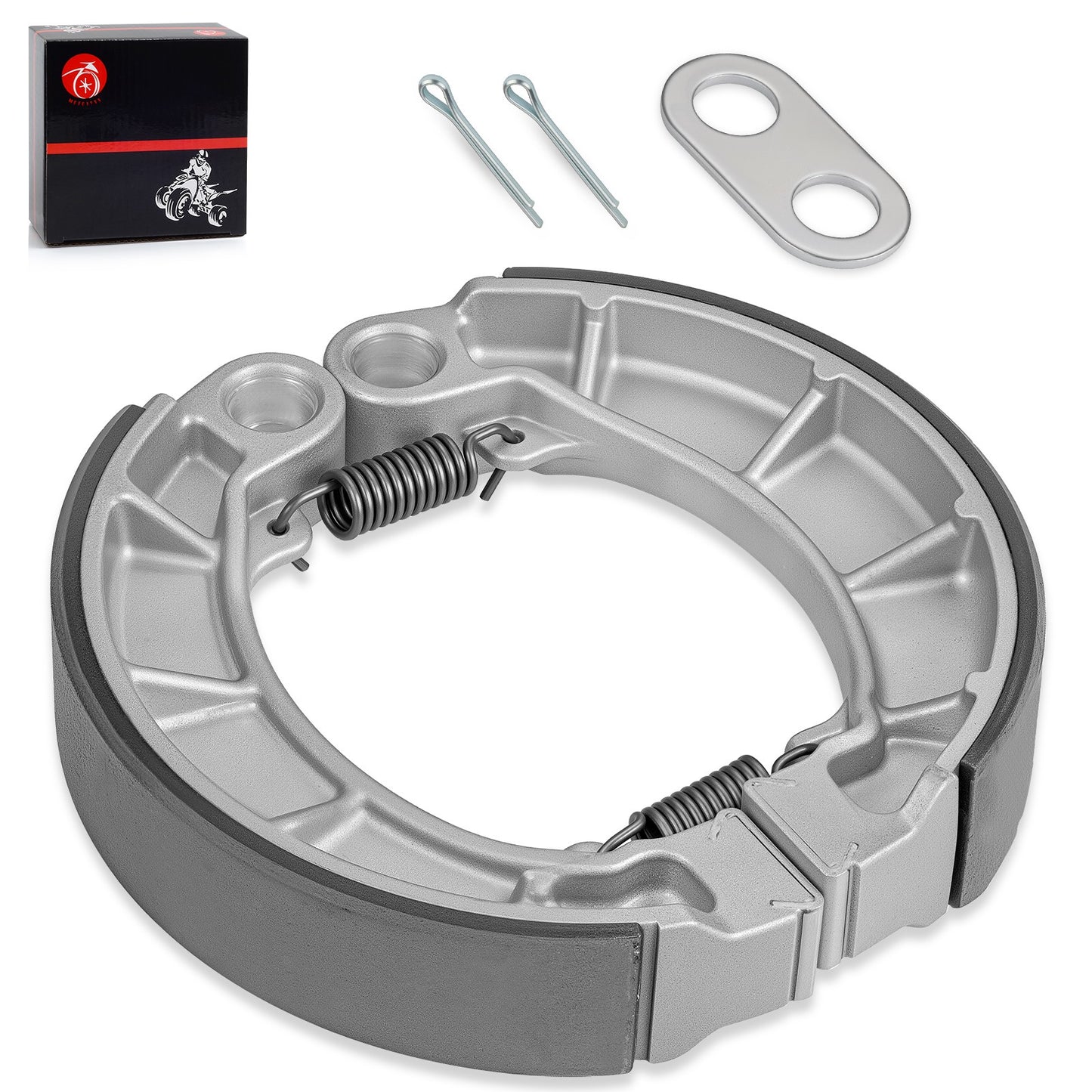 Rear Brake Shoes & Spring Kit for Honda Rancher 350 400 420 (2000–2019)