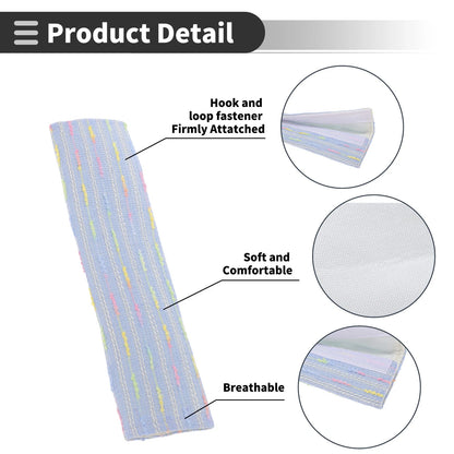 Set of 2 Tweed Seat Belt Cover Pads for Universal Fit (24cm)