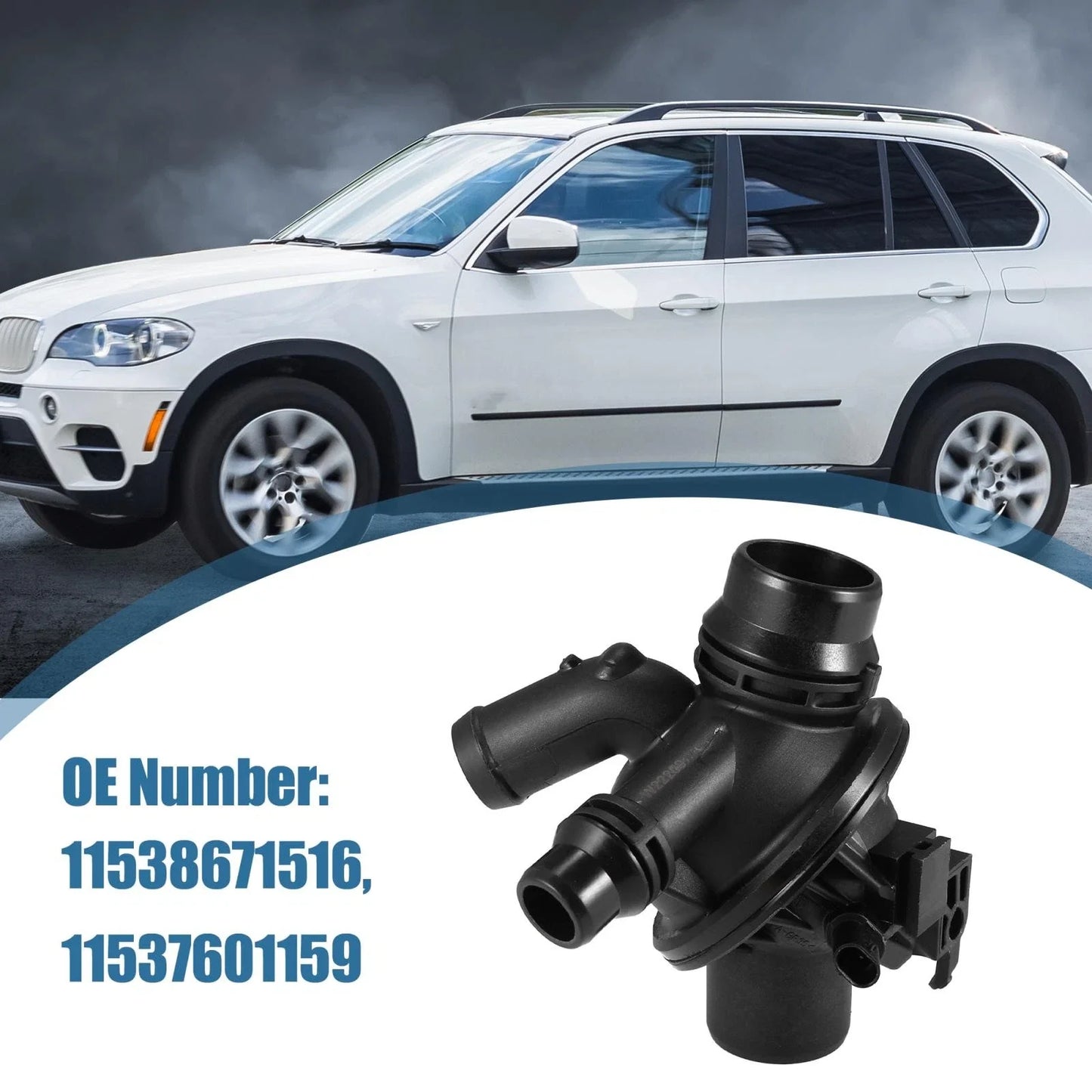 Thermostat Housing Assembly for BMW 535i GT XDrive 535i GT 740i